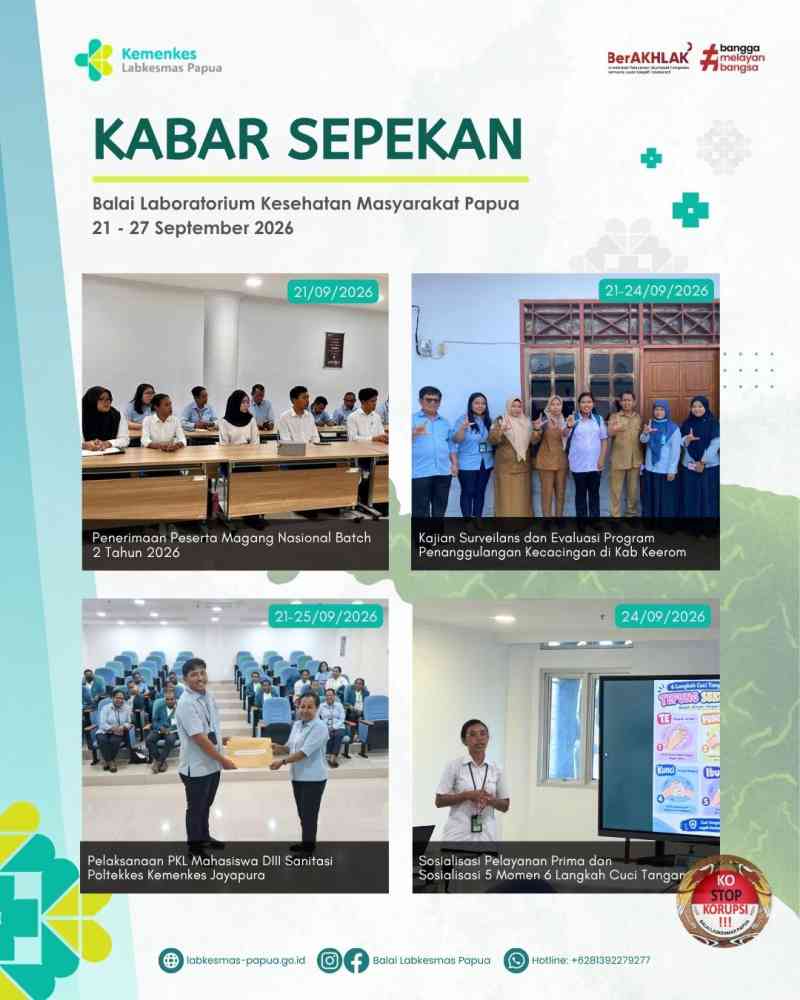 Kabar Sepekan Edisi Keempat Bulan September 2026